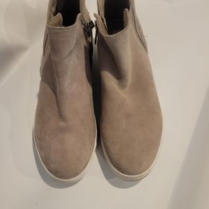 Blonde waterproof some wedged suede size 8 #3S